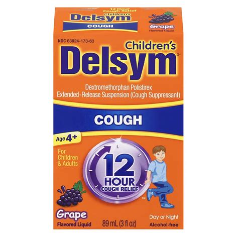 delsym cough syrup children's dosage